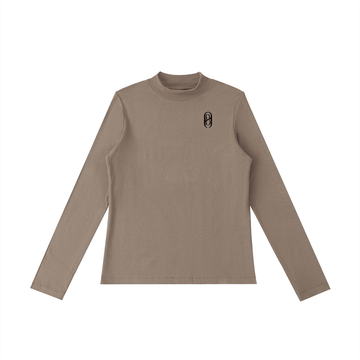 Essential Mock Neck Long Sleeve T-Shirt