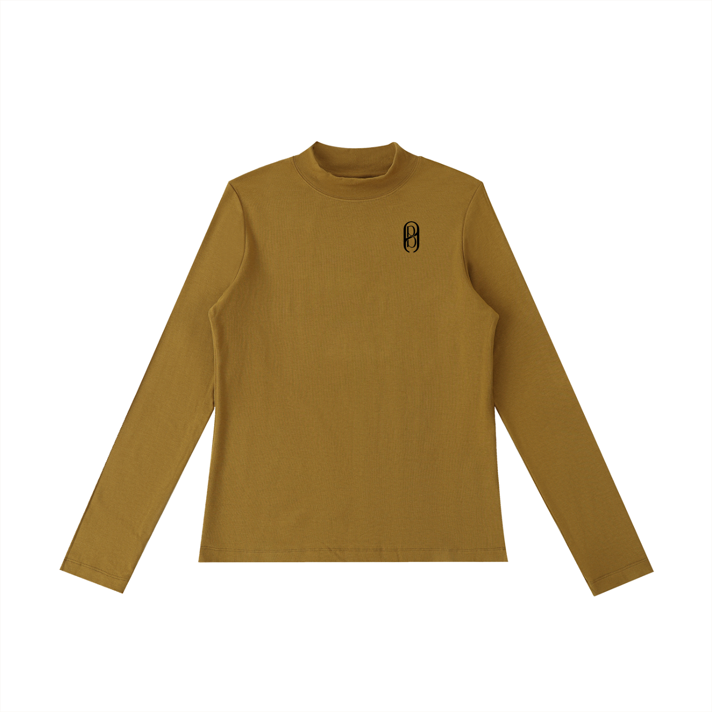 Essential Mock Neck Long Sleeve T-Shirt