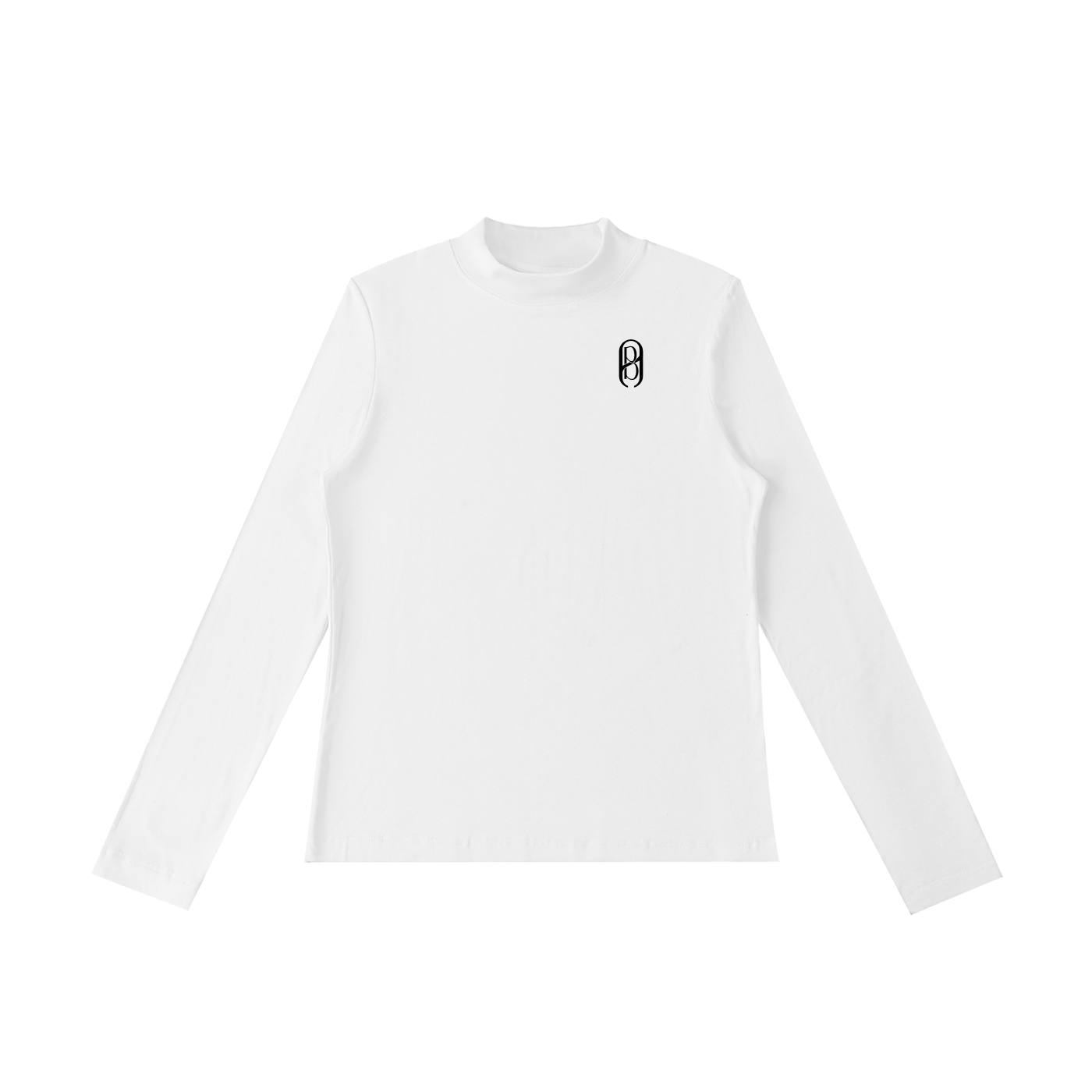 Essential Mock Neck Long Sleeve T-Shirt