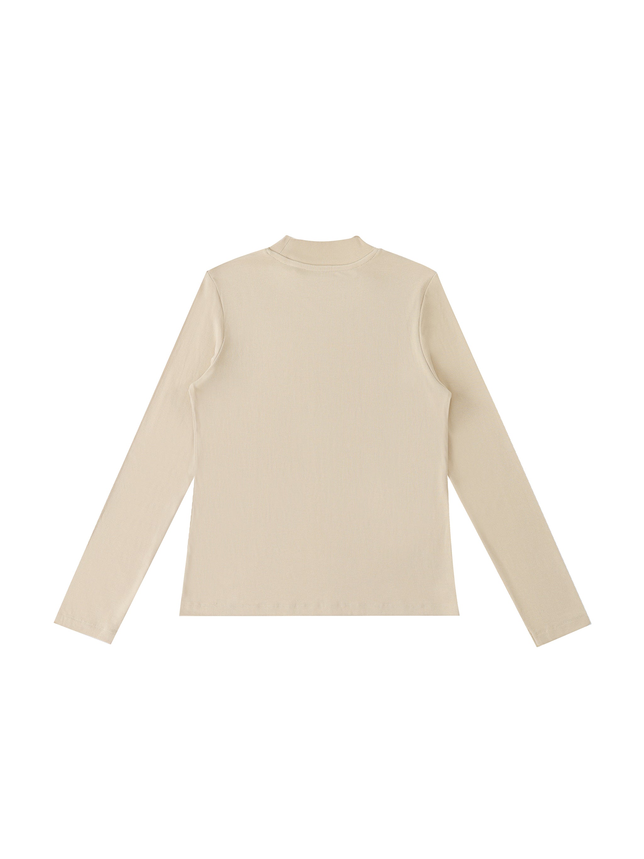 Essential Mock Neck Long Sleeve T-Shirt